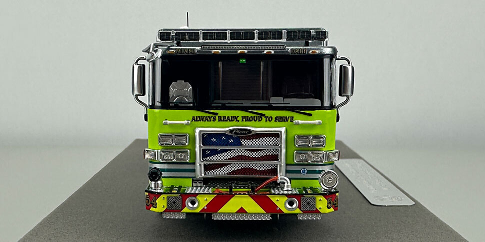 Miami-Dade 2023 Pierce Enforcer Engine 54 in 1:50 scale