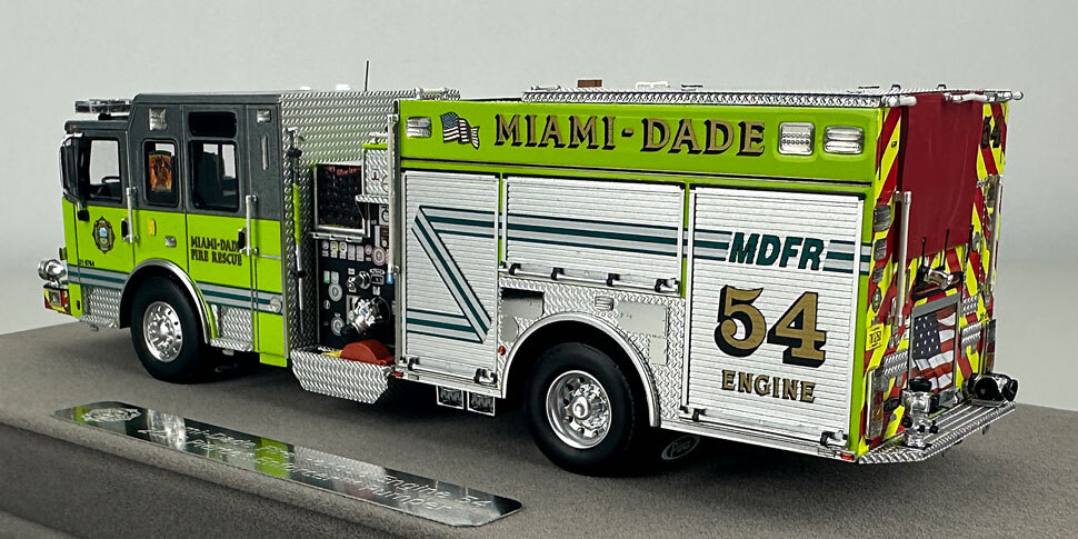 Miami-Dade 2023 Pierce Enforcer Engine 54 in 1:50 scale
