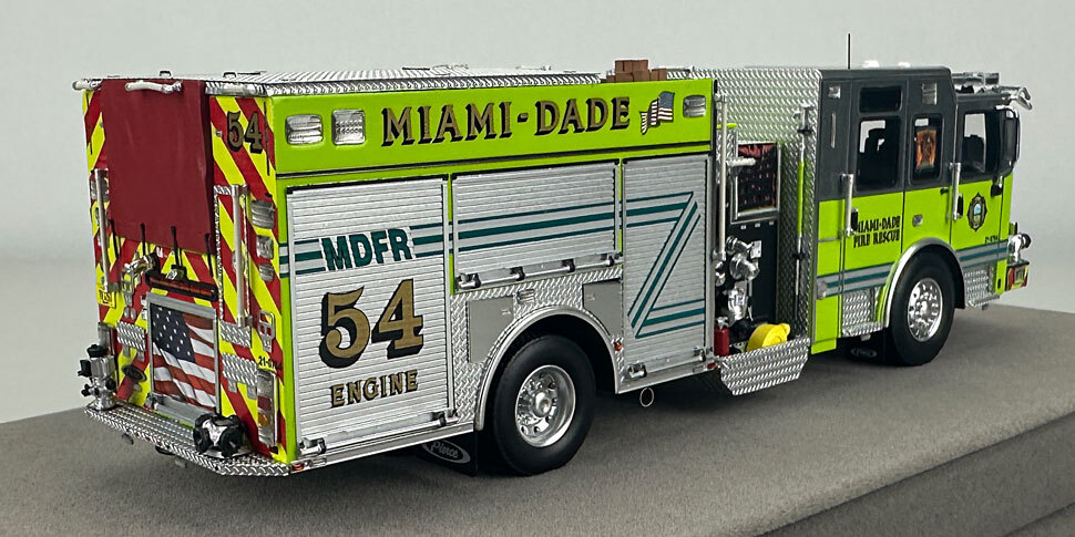 Miami-Dade 2023 Pierce Enforcer Engine 54 in 1:50 scale