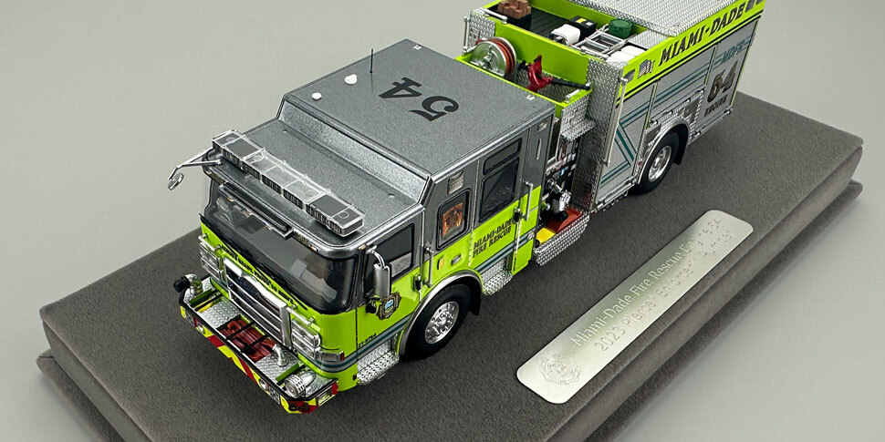 Miami-Dade 2023 Pierce Enforcer Engine 54 in 1:50 scale