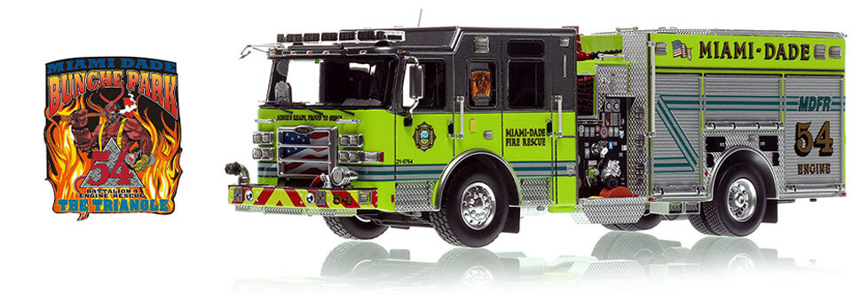 Miami-Dade 2023 Pierce Enforcer Engine 54 in 1:50 scale