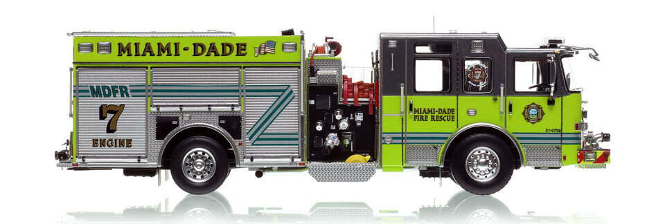 Miami-Dade 2023 Pierce Enforcer Engine 7 in 1:50 scale