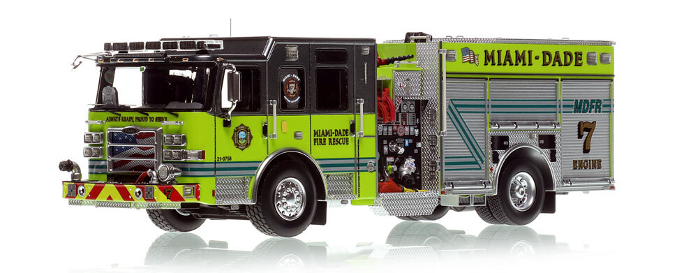Miami-Dade 2023 Pierce Enforcer Engine 7 in 1:50 scale