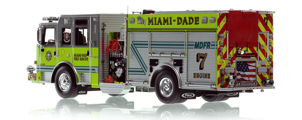 Miami-Dade 2023 Pierce Enforcer Engine 7 in 1:50 scale