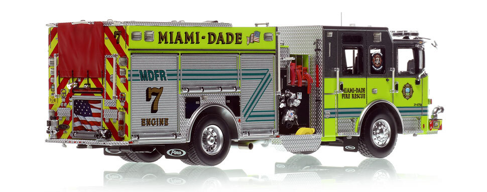 Miami-Dade 2023 Pierce Enforcer Engine 7 in 1:50 scale
