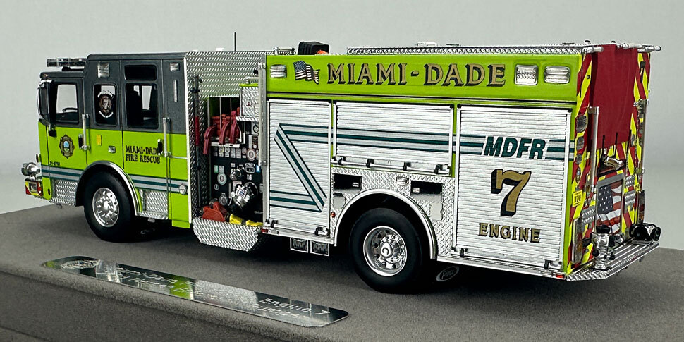 Miami-Dade 2023 Pierce Enforcer Engine 7 in 1:50 scale