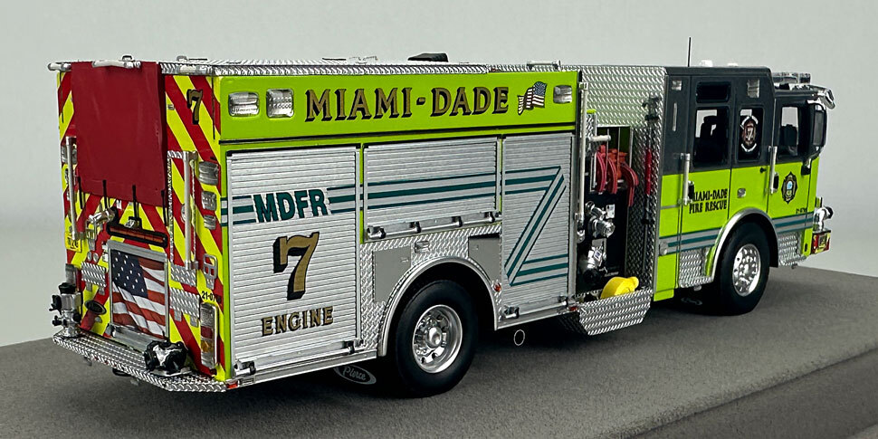 Miami-Dade 2023 Pierce Enforcer Engine 7 in 1:50 scale