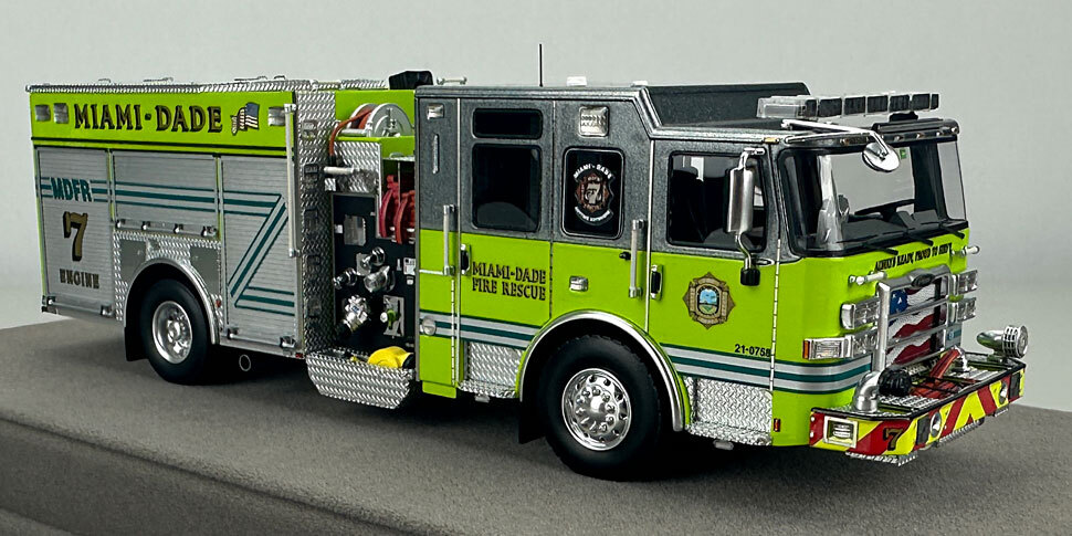 Miami-Dade 2023 Pierce Enforcer Engine 7 in 1:50 scale