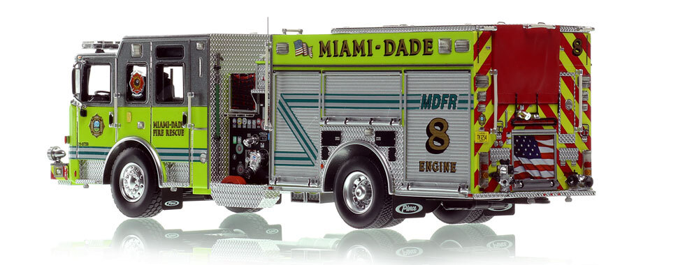 Miami-Dade 2023 Pierce Enforcer Engine 8 in 1:50 scale