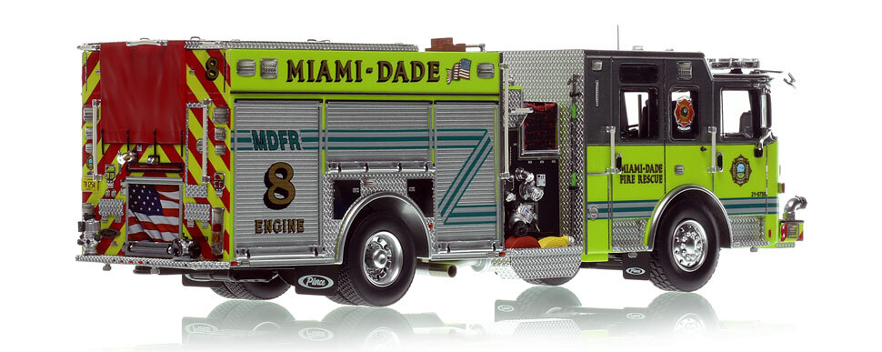 Miami-Dade 2023 Pierce Enforcer Engine 8 in 1:50 scale