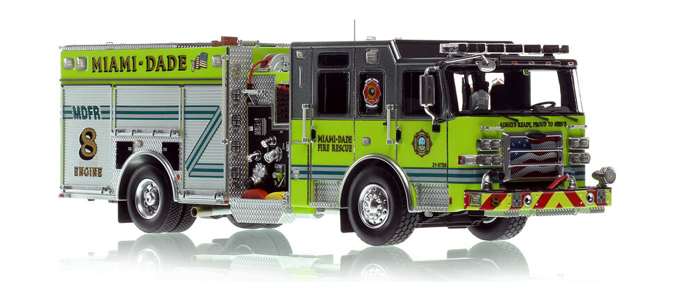 Miami-Dade 2023 Pierce Enforcer Engine 8 in 1:50 scale