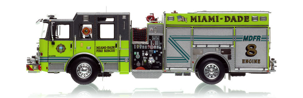 Miami-Dade 2023 Pierce Enforcer Engine 8 in 1:50 scale