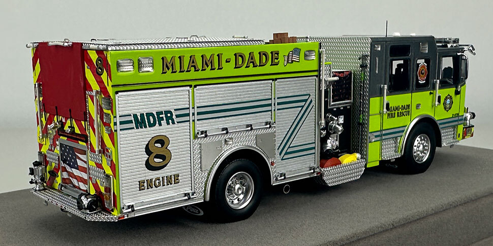Miami-Dade 2023 Pierce Enforcer Engine 8 in 1:50 scale