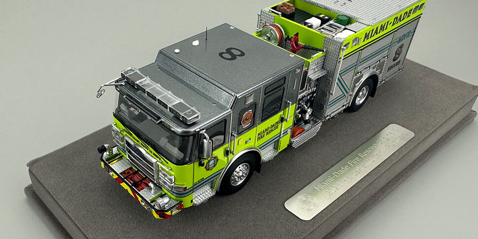 Miami-Dade 2023 Pierce Enforcer Engine 8 in 1:50 scale