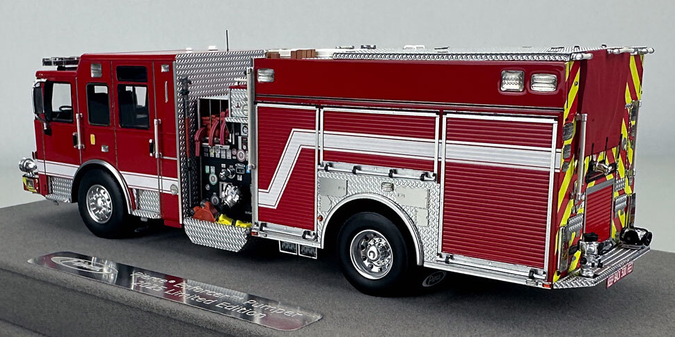 2025 Limited Edition Pierce Enforcer Pumper - Red over Red