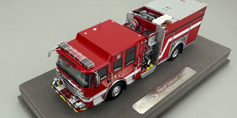 2025 Limited Edition Pierce Enforcer Pumper - Red over Red
