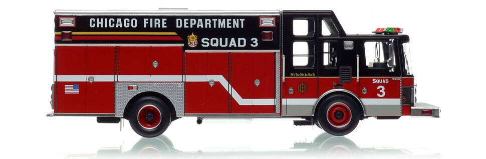 Chicago Fire TV Series 1996 HME/Saulsbury Squad 3 in 1:50 scale Chicago Fire TV Series 1996 HME/Saulsbury Squad 3 in 1:50 scale
