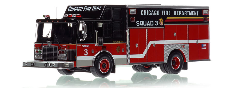 Chicago Fire TV Series 1996 HME/Saulsbury Squad 3 in 1:50 scale Chicago Fire TV Series 1996 HME/Saulsbury Squad 3 in 1:50 scale