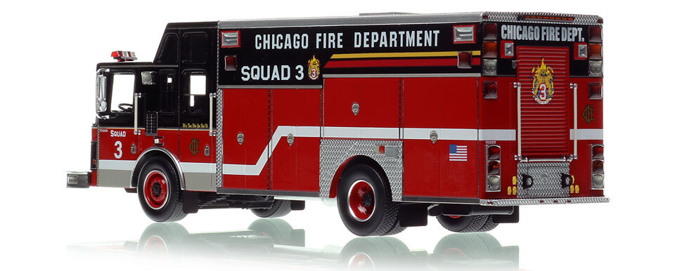 Chicago Fire TV Series 1996 HME/Saulsbury Squad 3 in 1:50 scale Chicago Fire TV Series 1996 HME/Saulsbury Squad 3 in 1:50 scale