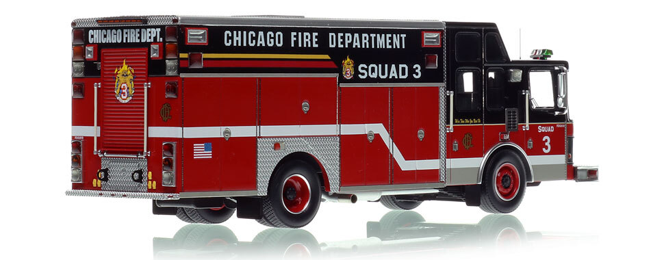 Chicago Fire TV Series 1996 HME/Saulsbury Squad 3 in 1:50 scale Chicago Fire TV Series 1996 HME/Saulsbury Squad 3 in 1:50 scale