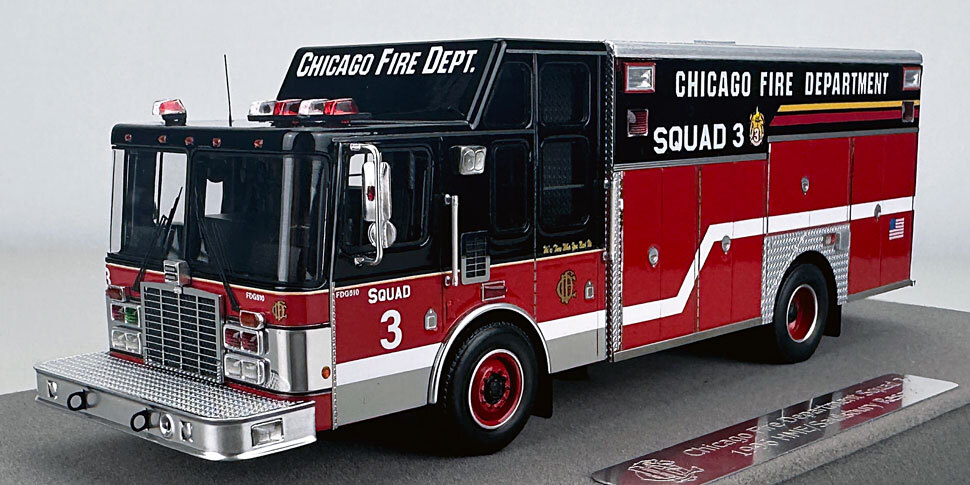 Specs and Features of Chicago Fire TV Series 1996 HME/Saulsbury Squad 3