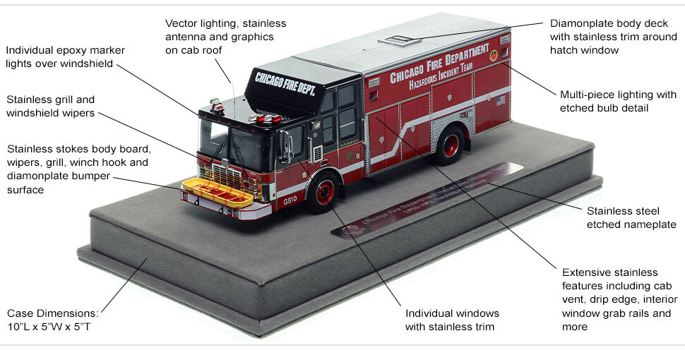 Chicago 1996 HME/Saulsbury Squad Hazardous Incident Team in 1:50 scale