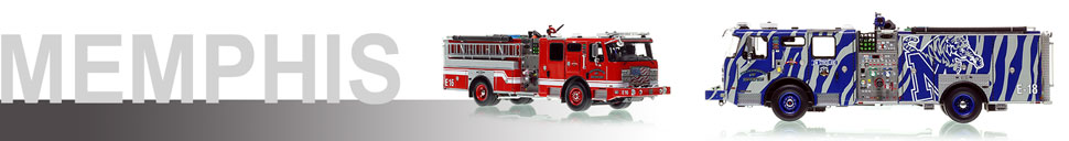 Shop the 1:50 scale line of museum grade replicas of Memphis Fire Department fire apparatus