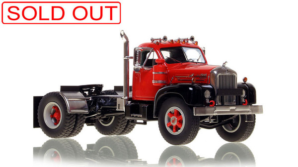 Fire Replicas Mack® B-61 Single Axle Tractor - Red over Black
