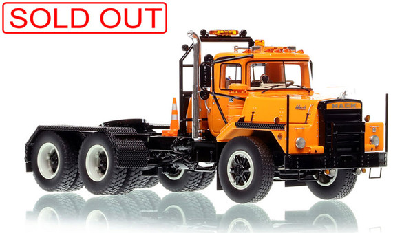 Fire Replicas Mack® DM 800 Tandem Axle Tractor - Orange over Black