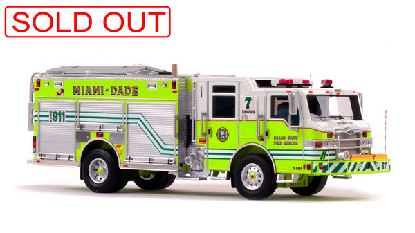 Fire Replicas Miami-Dade Fire Rescue Pierce Velocity PUC Engine 7
