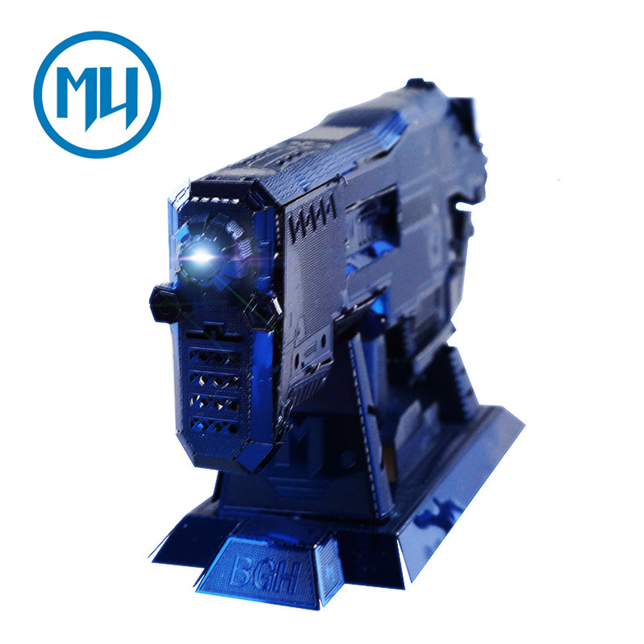 StarCraft Gauss Rifle, Blue DIY Metal Model Kit MU Model TriM