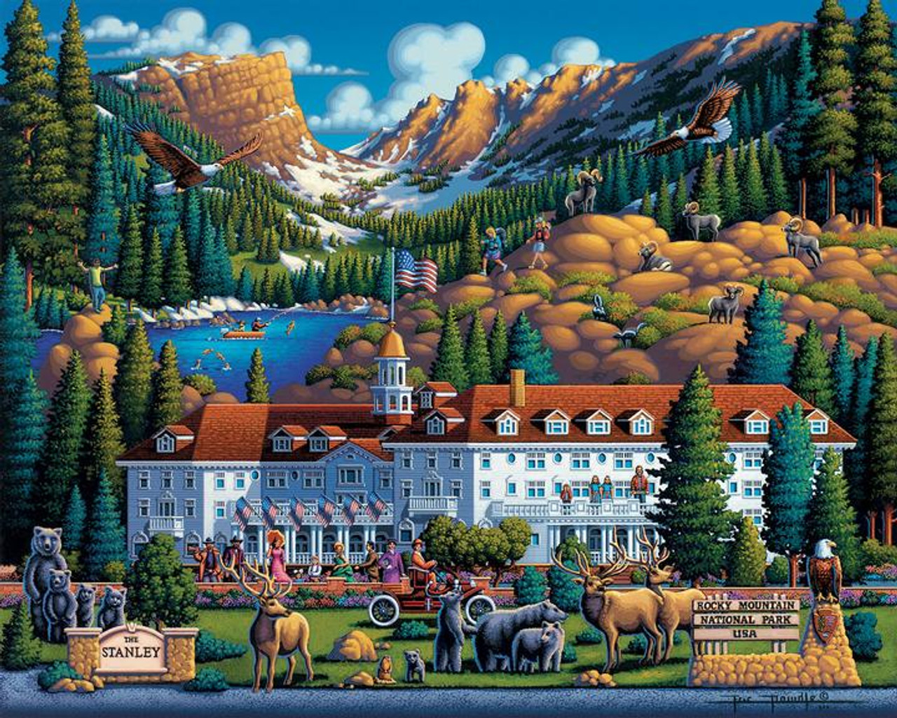 Animals of America - 500 Piece Dowdle Jigsaw Puzzle