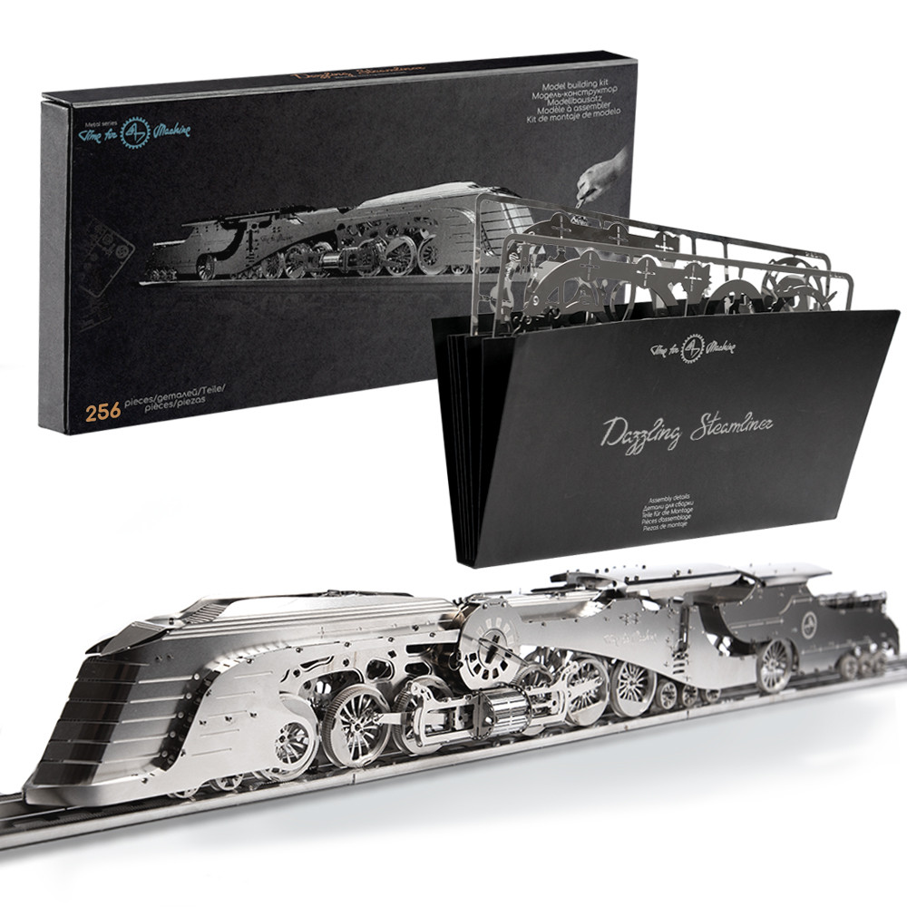 Advanced Build* Dazzling Steamliner Mechanical Metal Model Kit