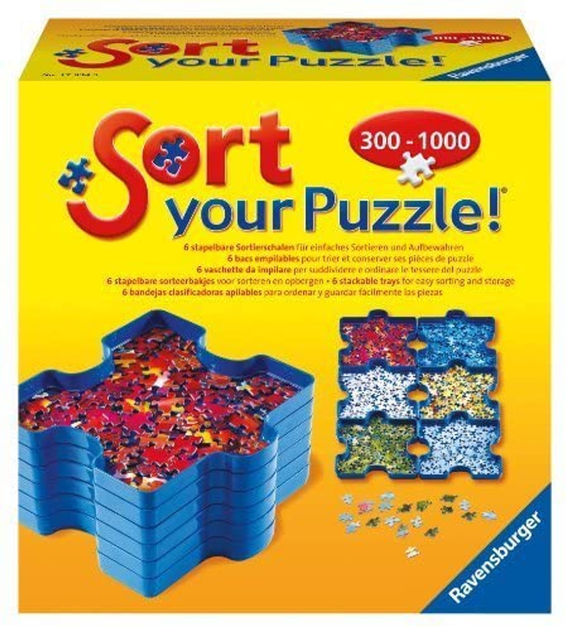 Sort & Go! 6 Puzzle Sorting Trays  Ravensburger - Tri-M Specialty Products