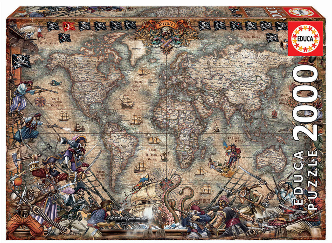 3000 Map Of The World - Educa Borras