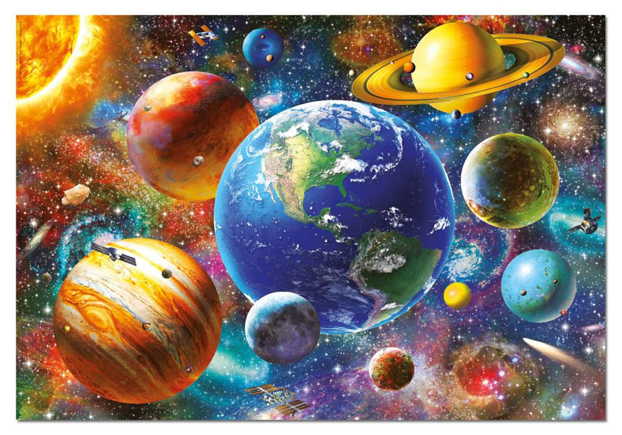 Solar System 500 Piece Jigsaw Puzzle | Educa - Tri-M Specialty Products