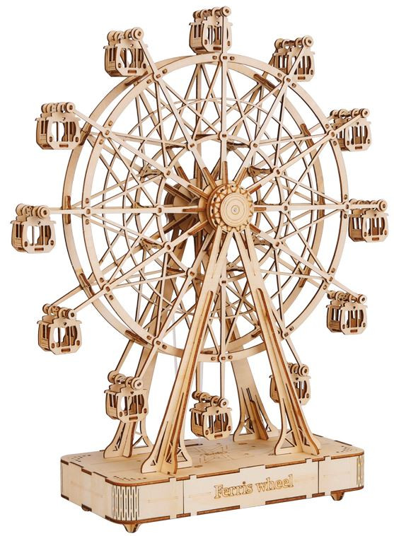 Ferris Wheel *Music Box* Wooden Model Kit | Rolife - Tri-M