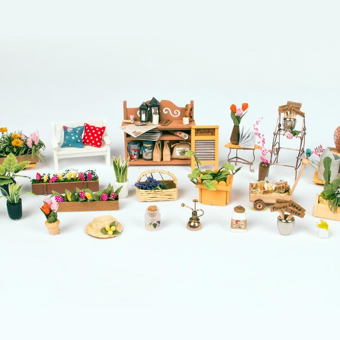 Miller's Garden *Build-Your-Own* Dollhouse Kit | Rolife - Tri-M