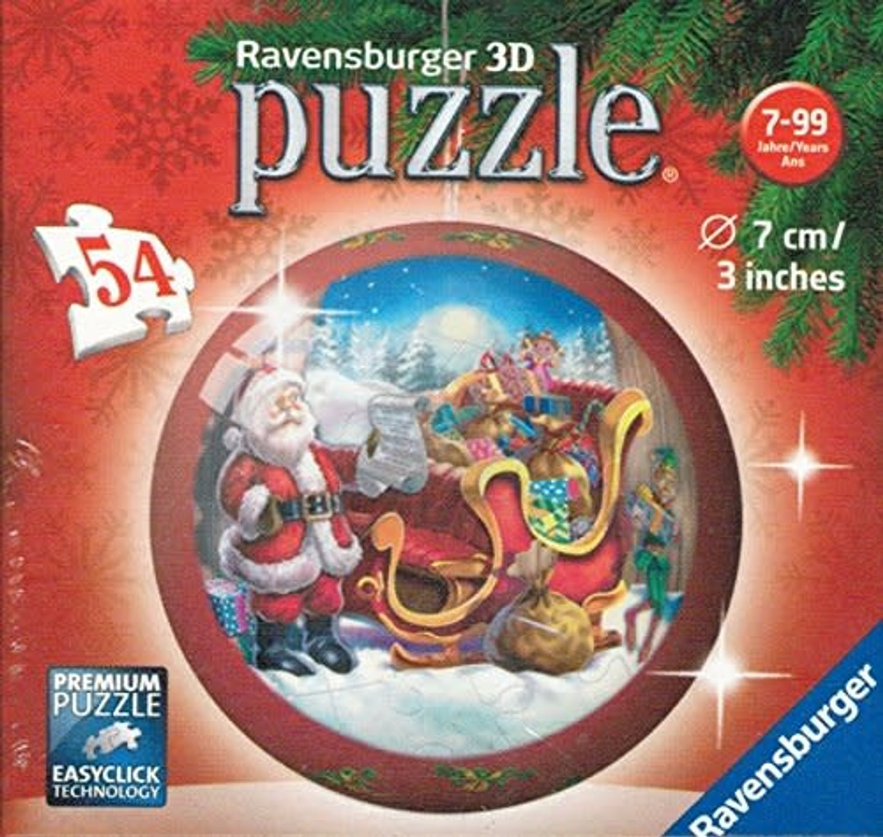 christmas puzzle ball