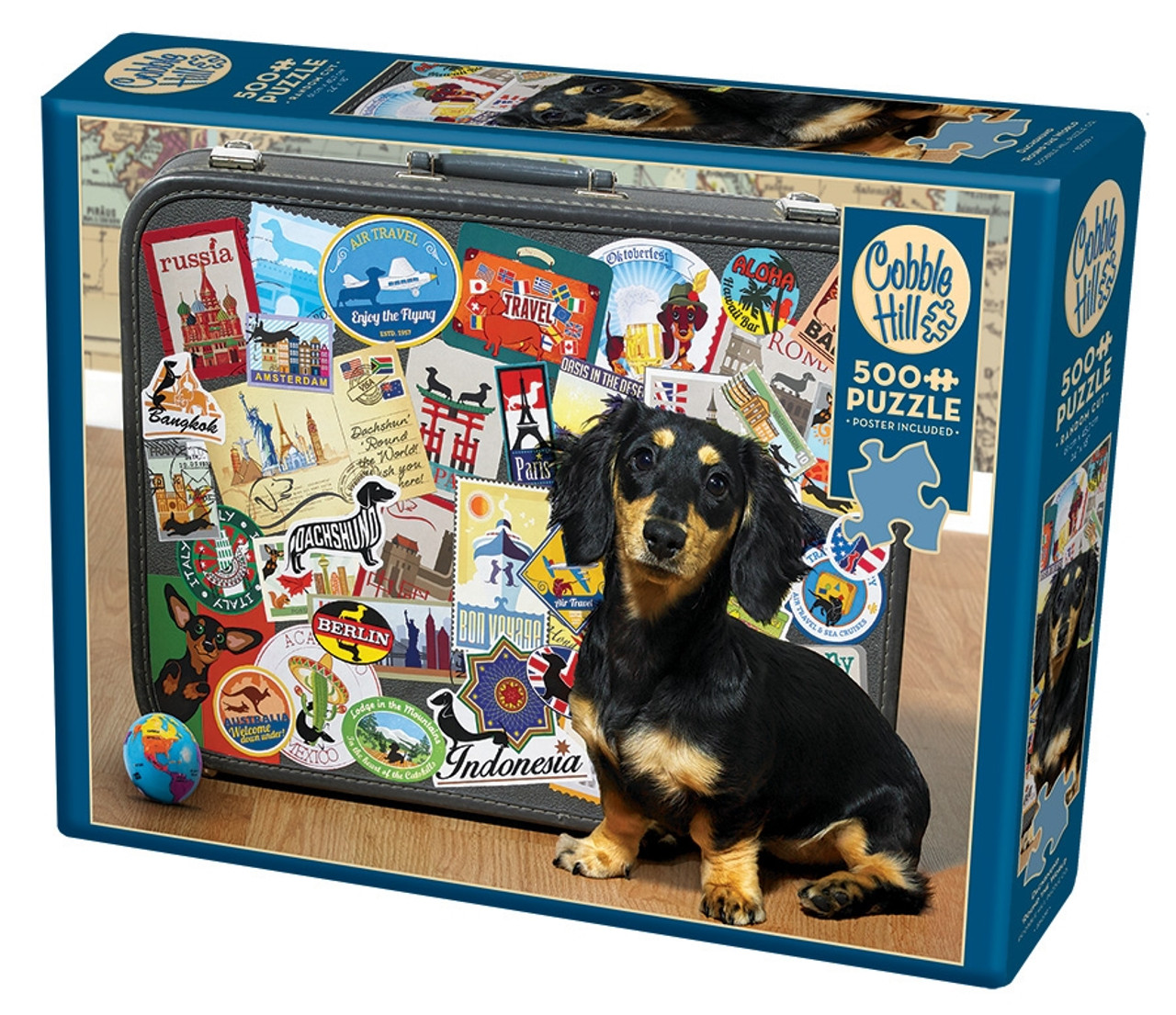 Dogs of The World 500 Piece Round Puzzle