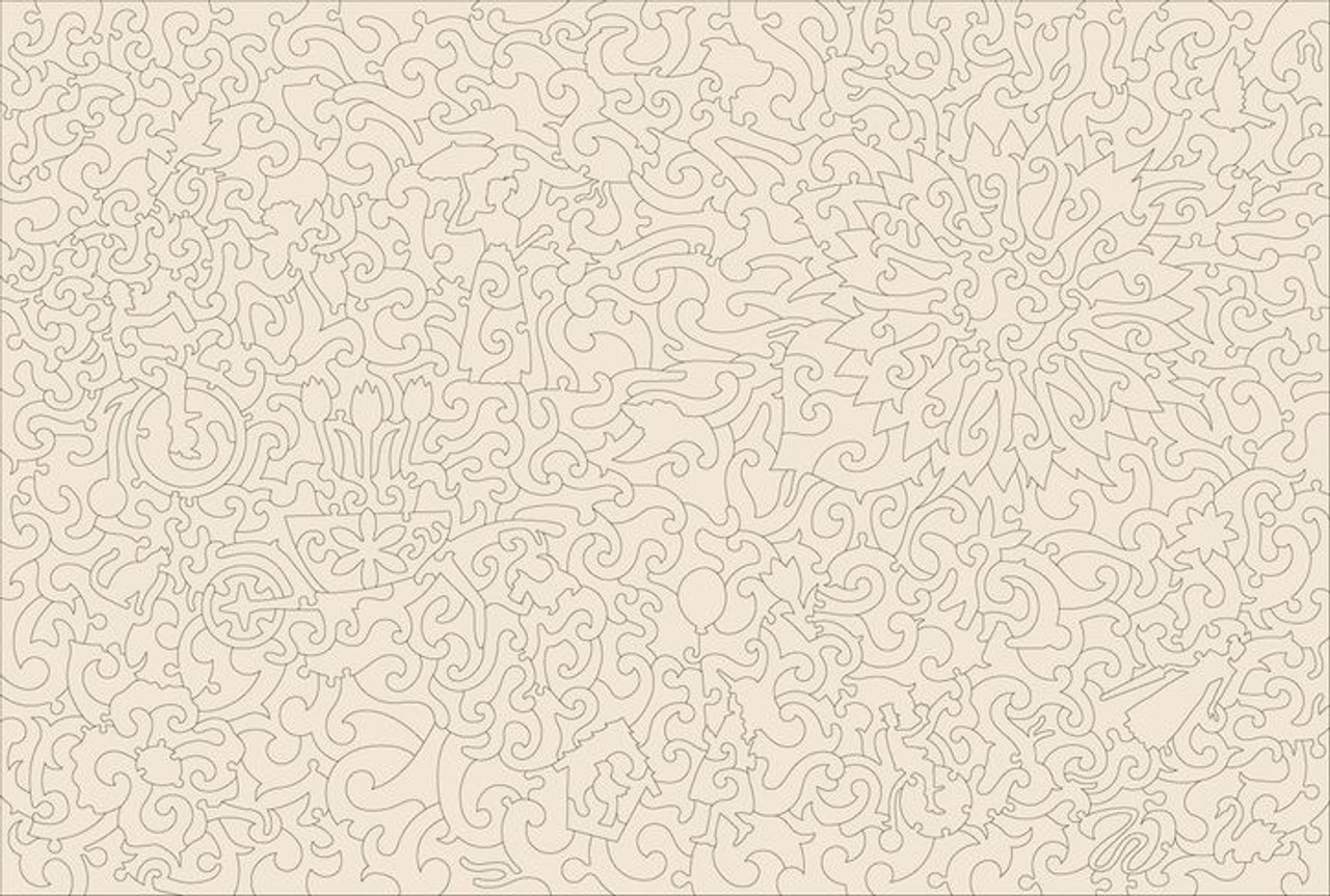 "Seaside Cottage" 450 Piece *Whimsy Cut* Wooden Jigsaw Puzzle Whimsy