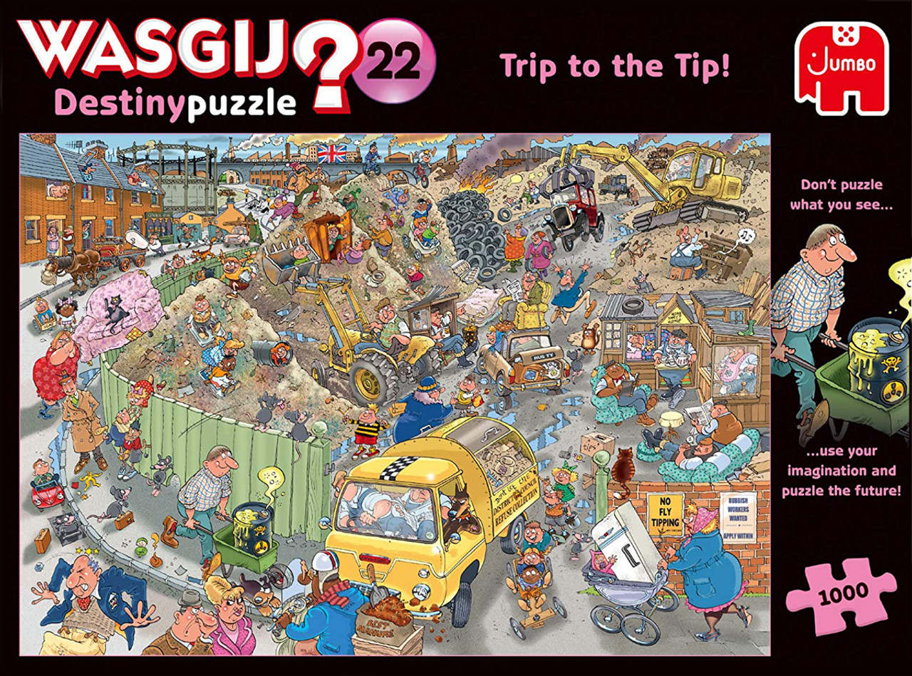 verkiezen In tegenspraak Gom A Trip To The Tip" JVH *WASGIJ Destiny #22* 1000 Piece Jigsaw Puzzle | Jumbo  - Tri-M Specialty Products
