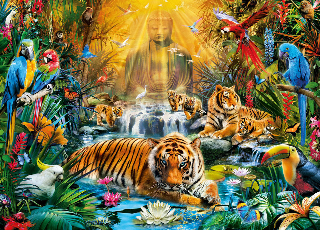 Mystic Tigers" Piece Jigsaw Puzzle | - Tri-M Products