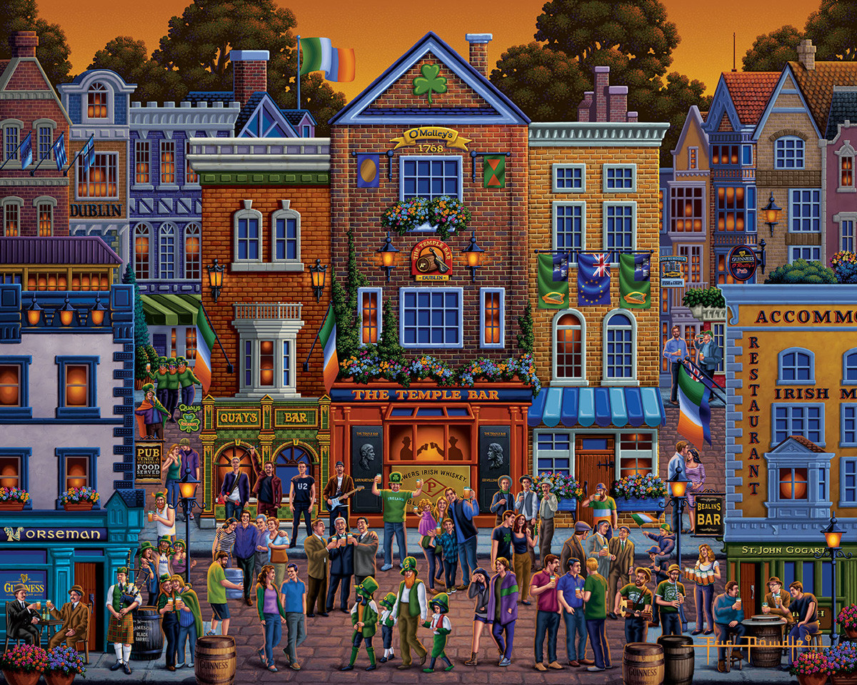 "Dublin" 500 Piece Jigsaw Puzzle Dowdle TriM Specialty Products