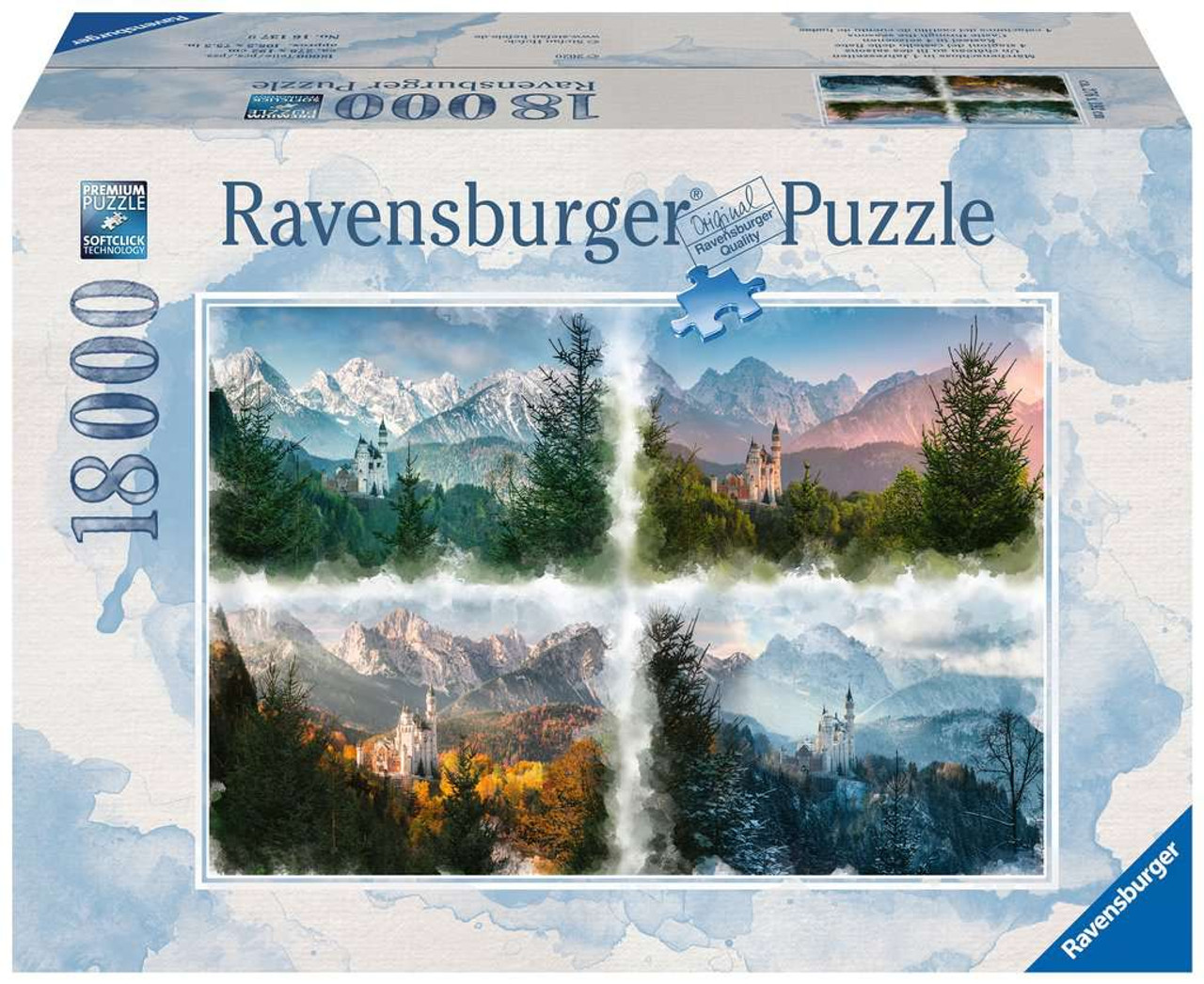 1000 Piece Neuschwanstein Castle Jigsaw Puzzle by Educa Borras