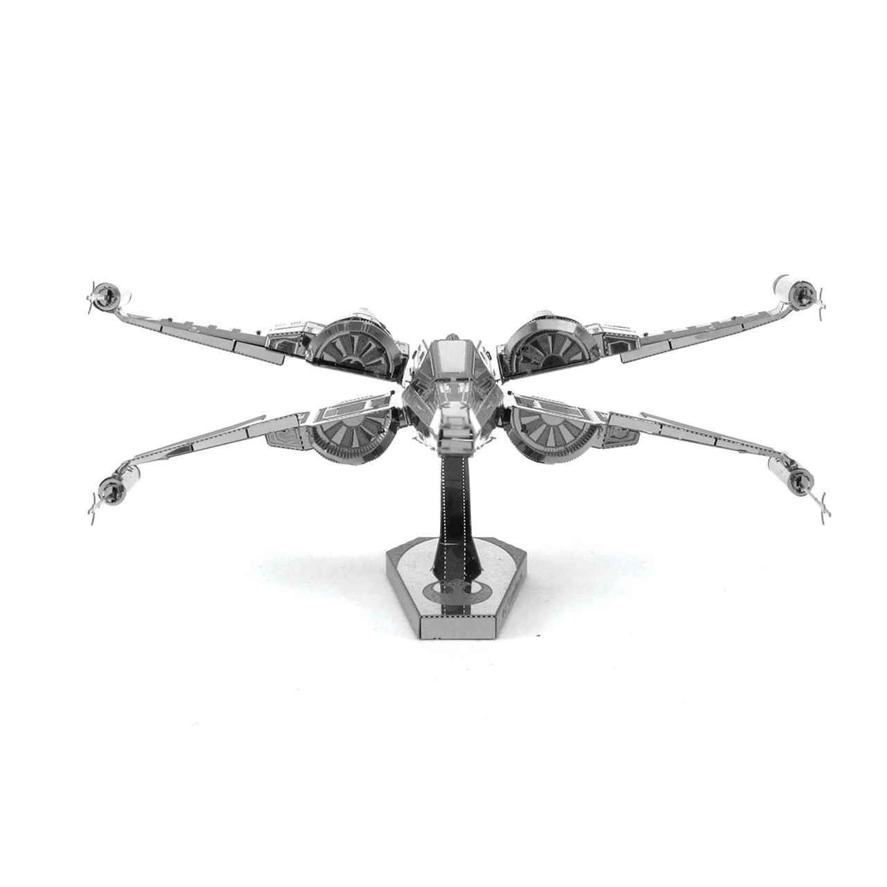 Metal Earth – X-Wing Fighter De Poe Dameron – Maquette 3D Métal – Star Wars VII – 10,16 X 10,16 X 6,35 Cm