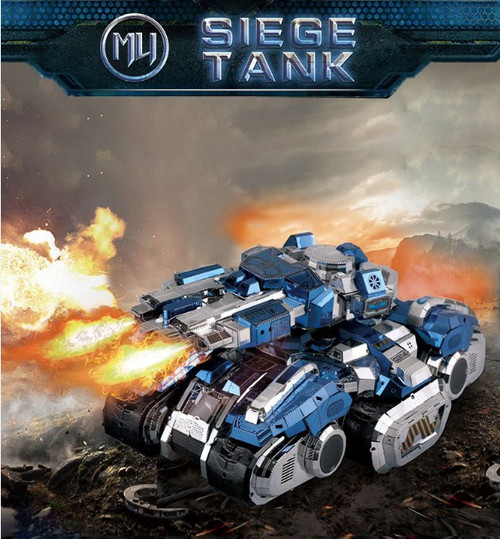 Siege Tank 2.0 - DIY Metal Model Kit | MU Model - Tri-M Specialty Products