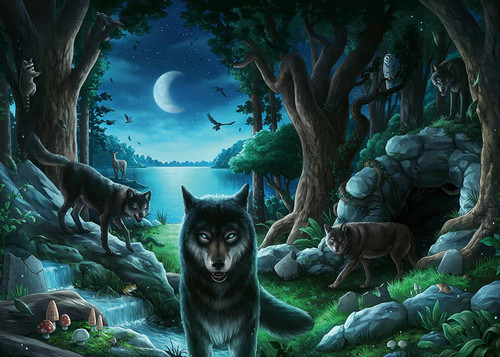 "The Curse of the Wolves" *Escape Puzzle* 756 Pieces | Ravensburger