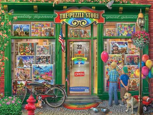 "Puzzle Shop" 1000 Piece Jigsaw Puzzle | White Mountain