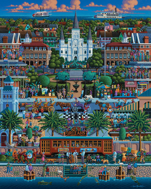 "New Orleans" 1000 Piece Jigsaw Puzzle | Dowdle